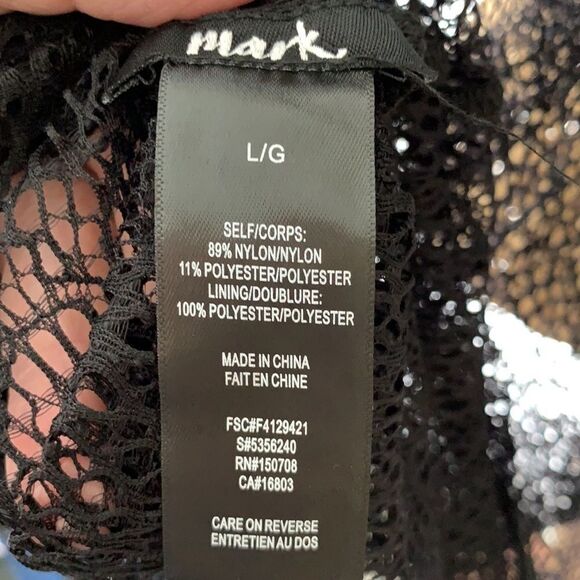 Mark fully lace long sleeve top in Large.  NWOT - Picture 5 of 10